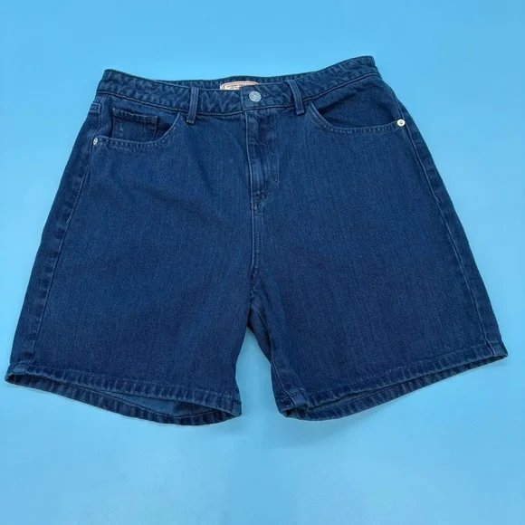 Guess Vintage Blue Jean Shorts Classic Style Size 29 - Picture 2 of 8